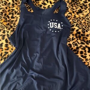 USA Women's Navy Tank Top